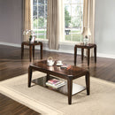 Docila - 3 Piece Coffee & End Set - Walnut