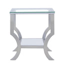 Saide - Rectangular Glass Top Table