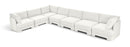 Hammond - Velvet Performance Fabric Upholstered 7 Piece Sectional