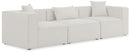 Cube - Linen Modular 3 Seat Sofa