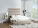 Adam - Chenille Fabric Bed With 70.5" Headboard