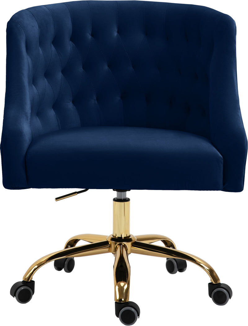 Arden - Office Chair with Gold Legs