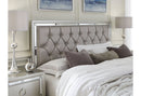 Riley - 5 Piece King Bedroom Set - Silver