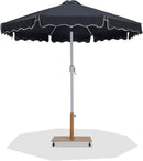Amalfi - Aluminum Patio Umbrella - Light Brown Base / White Pole