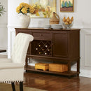 Parkins - 2 Door Sideboard Buffet Cabinet - Rustic Espresso