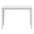Fidelity - 5 Piece Dining Set - White & Gray