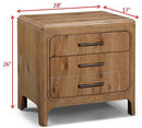 Westcott - Night Stand - Cerused Natural