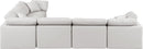 Indulge - Faux Leather 6 Piece Modular Corner Sectional
