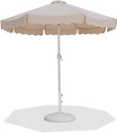 Amalfi - Patio Umbrella - White Base / White Pole