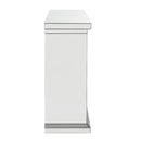 Nysa - 40" Fireplace - Mirrored & Faux Crystals