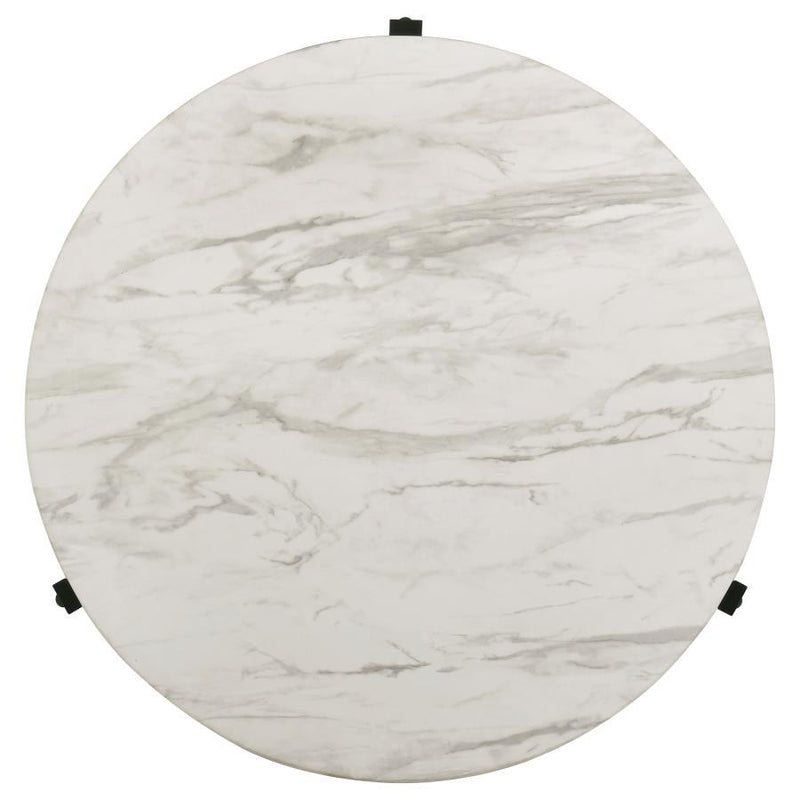 Tandi - Round Faux Marble Table