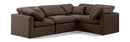 Indulge - Velvet 4 Piece Modular Corner Sectional