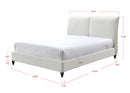 Jenn - Upholstered Bed With Decking Board Set