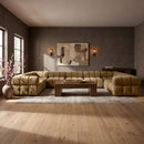 Orin - Velvet Performance Fabric Upholstered 9 Piece Sectional