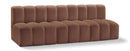 Arc - Faux Leather 3 Seats Modular Sofa