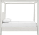 Salina - Linen Textured Fabric Upholstered Bed