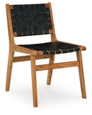 Fortmaine - Dining Room Side Chair (Set of 2) - Brown / Black