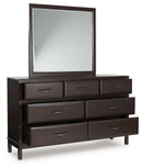 Vanmore - Dresser And Mirror - Dark Brown