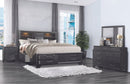 Jordyn - 5 Piece King Bedroom Set - Gray