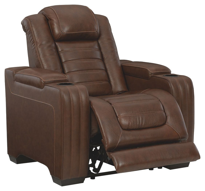 Backtrack - Chocolate - Pwr Recliner/Adj Headrest