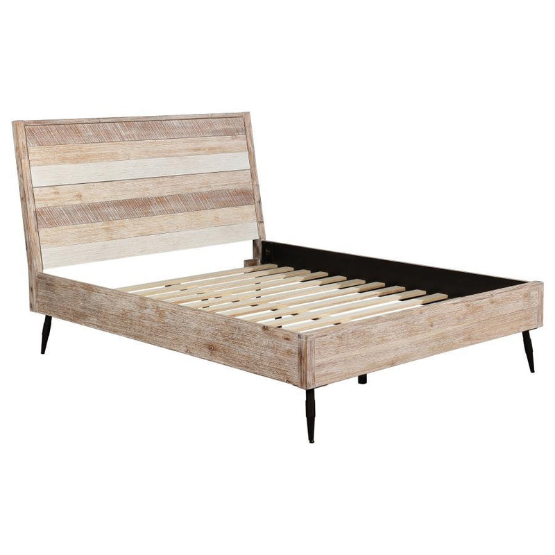 Marlow - Platform Bed Rough Sawn