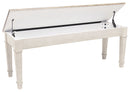 Skempton - Storage Bench - White
