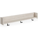 Socalle - Wall Mounted Coat Rack w/Shelf - Light Natural