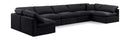 Indulge - Velvet 7 Piece Modular U-Shaped Sectional