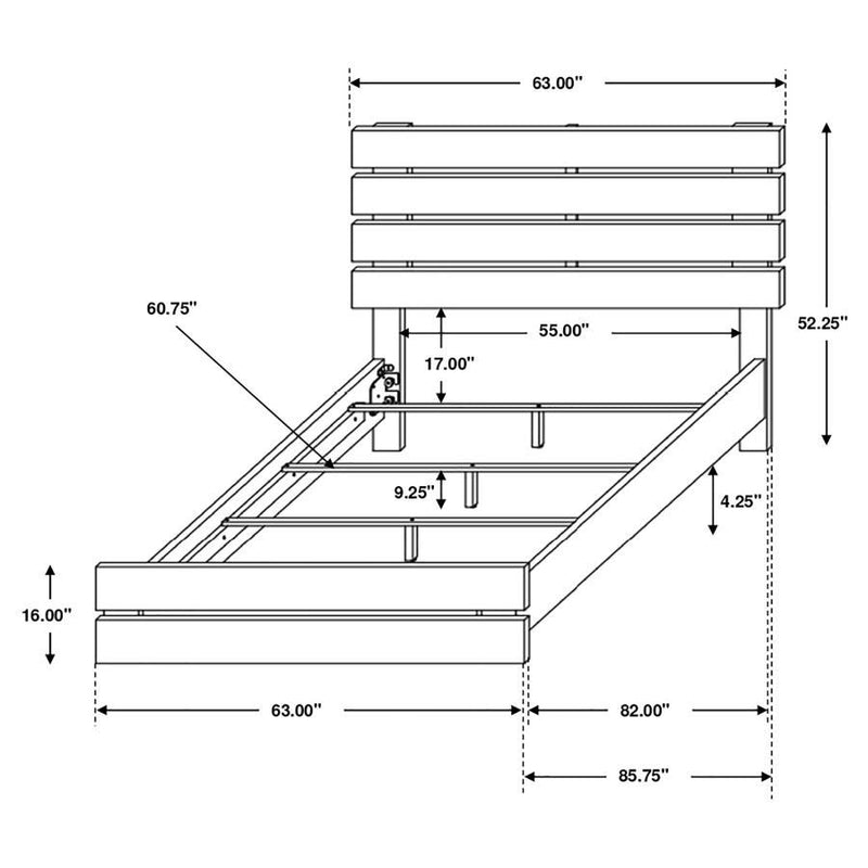 Brantford - Panel Bed