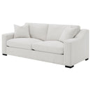 Ashlyn - Fabric Upholstered Track Arm Sofa - Sand