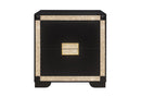 Blake - Nightstand - Black / Gold