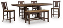 Rylandeen - Counter Height Extension Dining Table Set