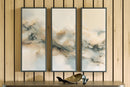 Larrondale - Wall Art Set (Set of 3) - Black / Gray / Brown