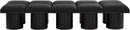Pavilion - 10 Piece Modular Bench With Black Base