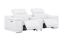 2679 - Genuine Leather Reclining Set (Sofa And Loveseat With 5 Power Recliners)