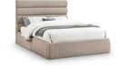 Adam - Linen Fabric Bed With 52" Headboard