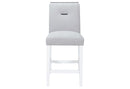 Monaco - 9 Piece Dining Room Set (Square Bar Table And 8 Bar Stools) - White