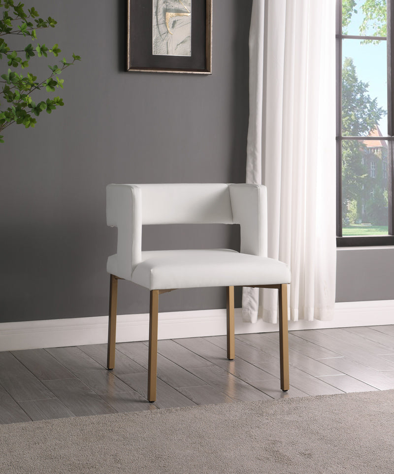 Caleb - Dining Chair with Gold Legs (Set of 2)