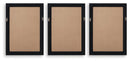 Janisburg - Wall Art Set (Set of 3) - Black / White / Brown