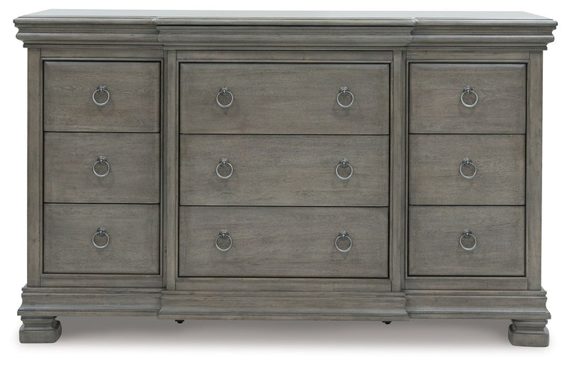 Lexorne - Gray - Dresser