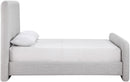 Fira - Linen Textured Fabric Upholstered Bed