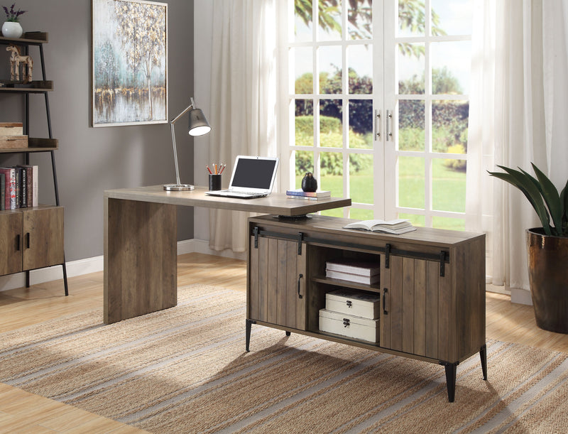 Zakwani - Writing Desk - Rustic Oak