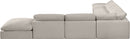 Comfy - 7 Piece Linen Modular Corner Sectional