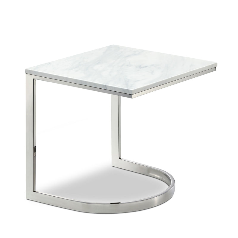 Copley - End Table - Pearl Silver