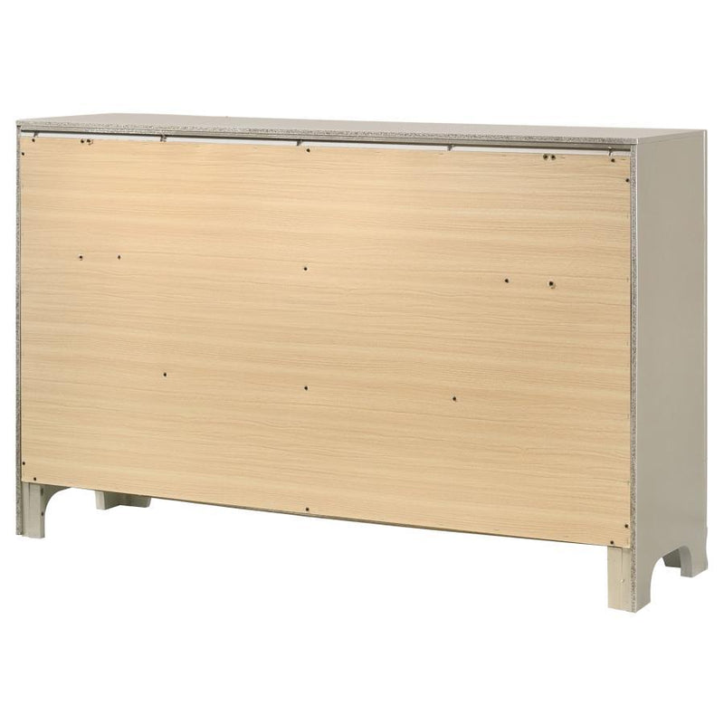 Salford - 7-Drawer Dresser - Metallic Sterling