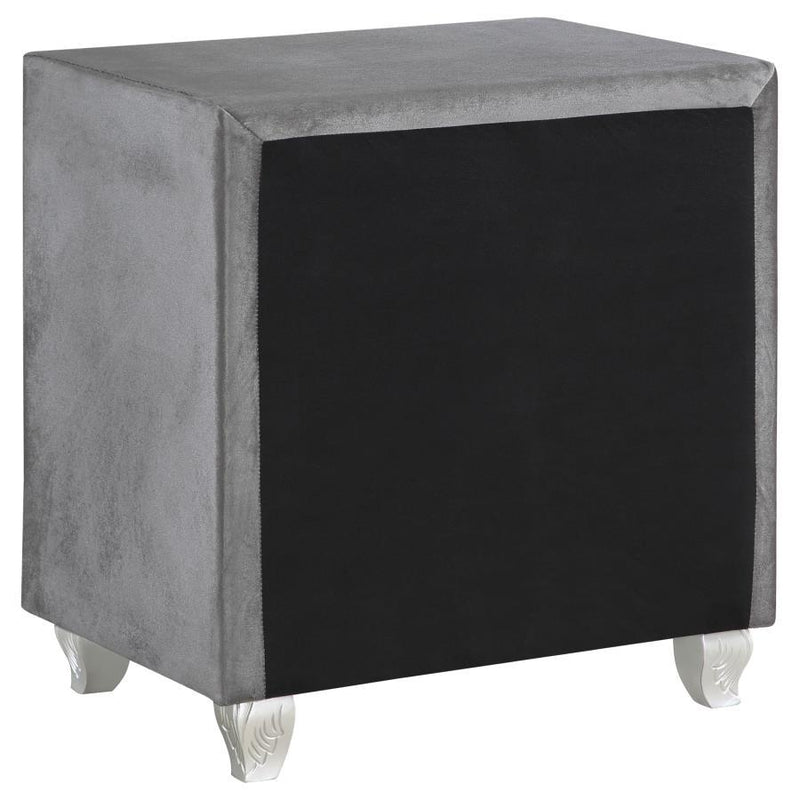 Deanna - Upholstered 2-Drawer Nightstand