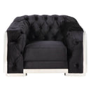 Pyroden - Chair - Black Velvet & Chrome