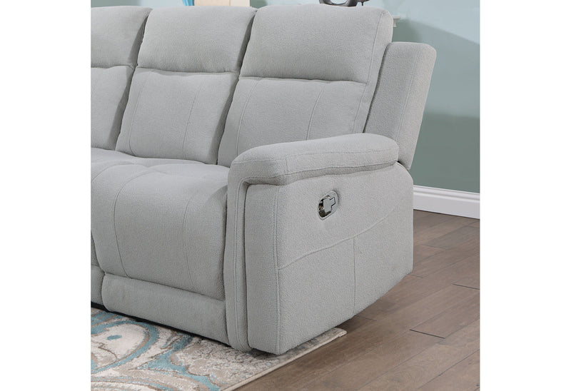 U1797 - Reclining Sofa & Console Reclining Loveseat - Gray