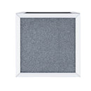 Noralie - End Table With Open Storage Compartment - Clear Glass, Mirrored & Faux Diamonds