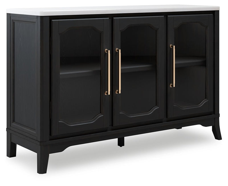 Welltern - Dining Room Server - White / Black